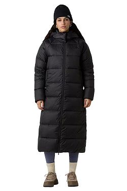 kabát The North Face Hydrenalite City Long Down Hooded - TNF Black - women´s