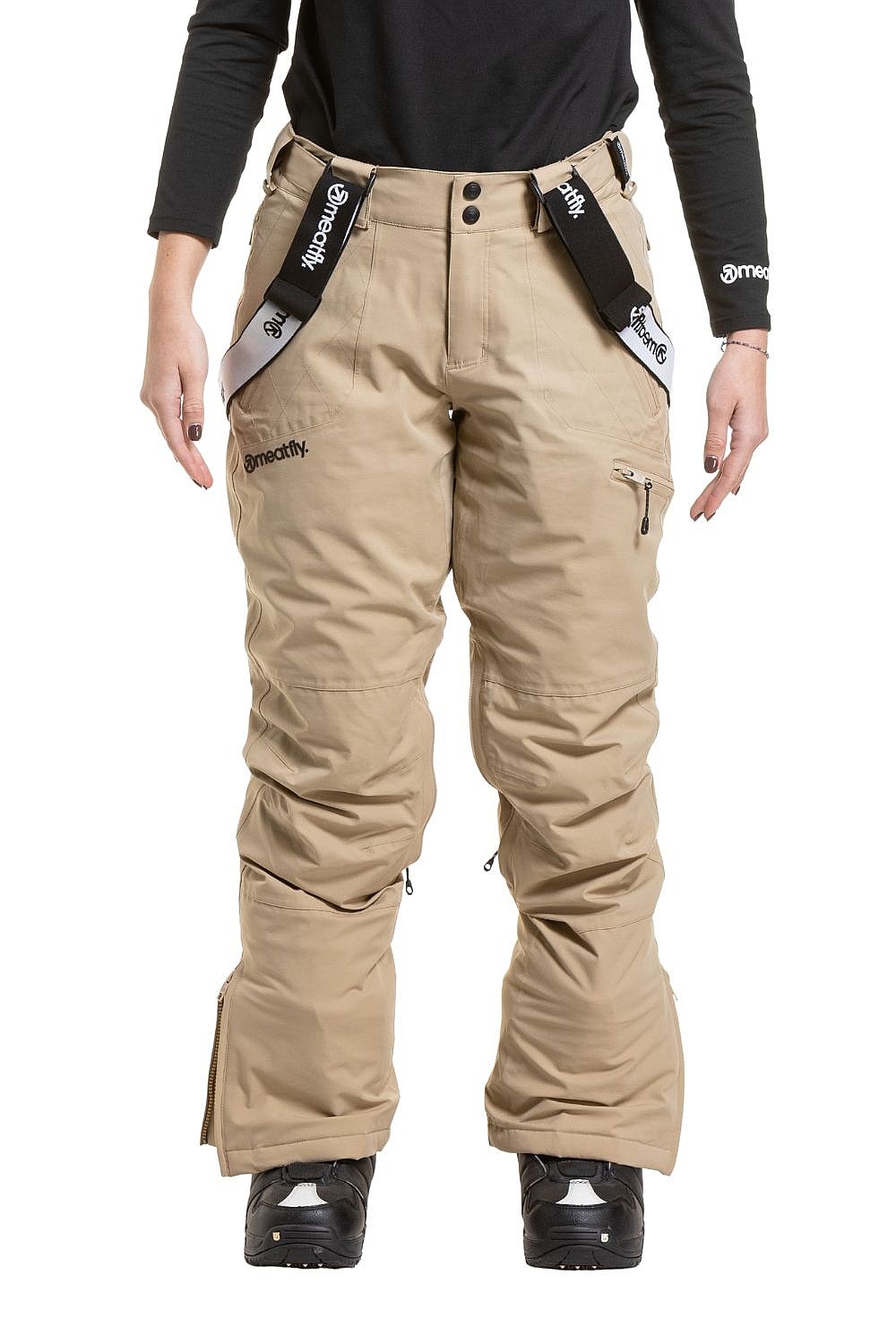 spodnie Meatfly Foxy - Safari