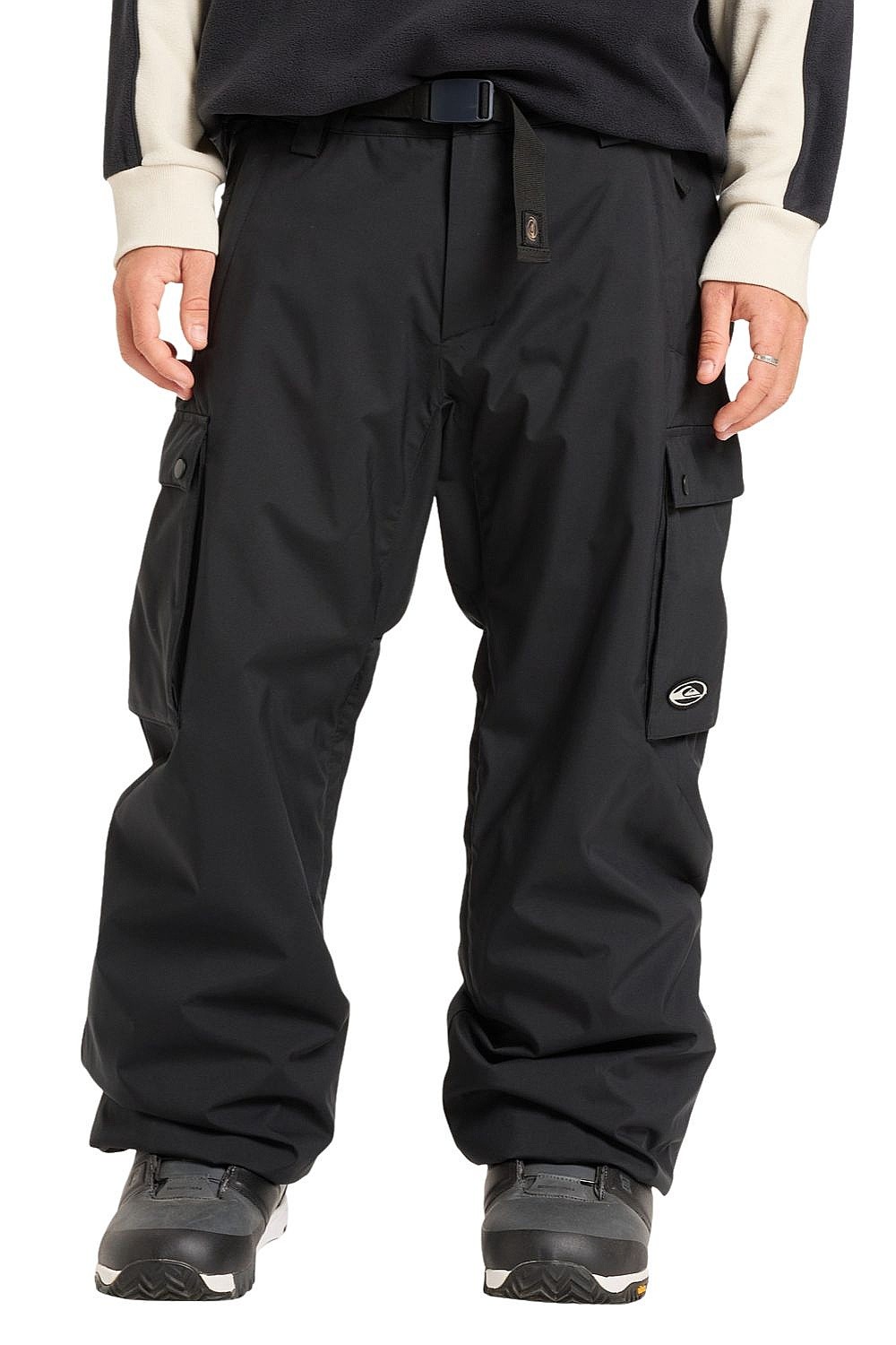 spodnie Quiksilver Snow Down Cargo - KVJ0/Black