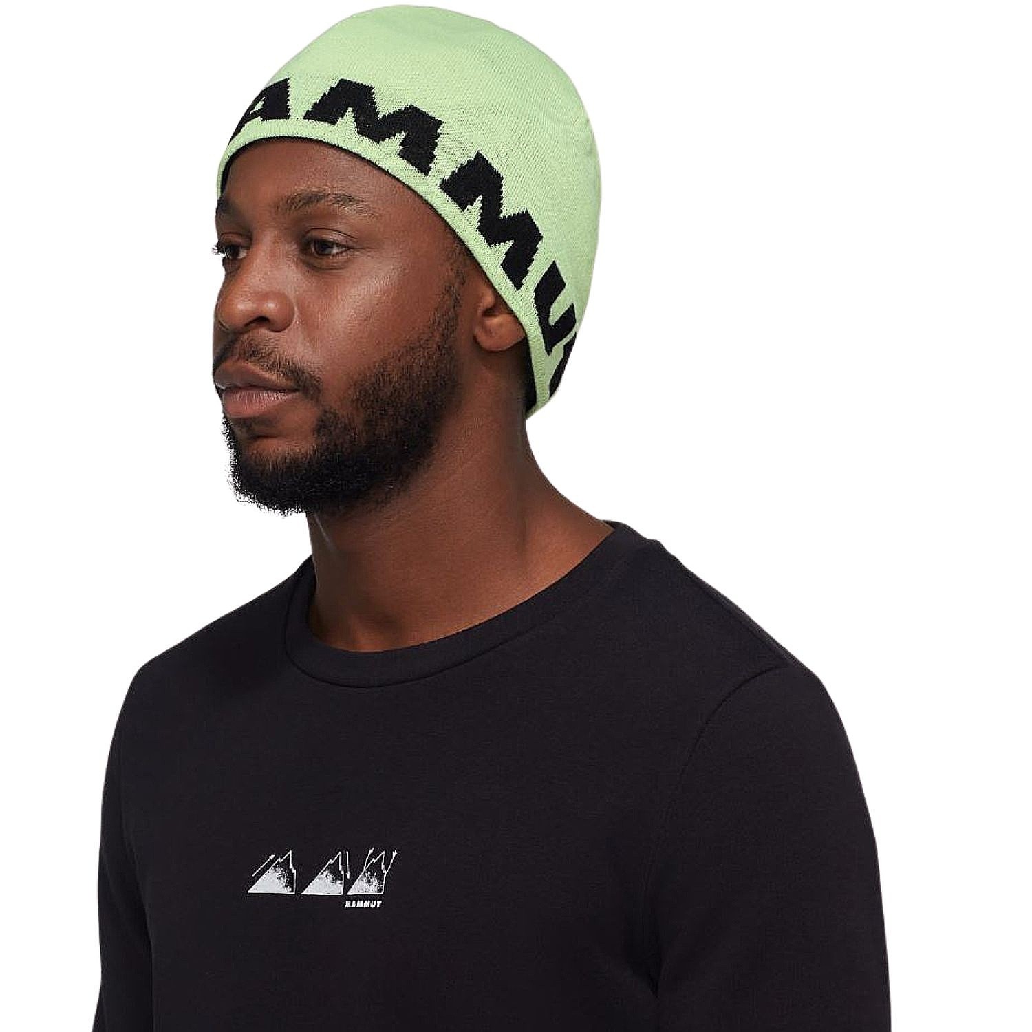 chapeau Mammut Logo - Neo Lime/Black