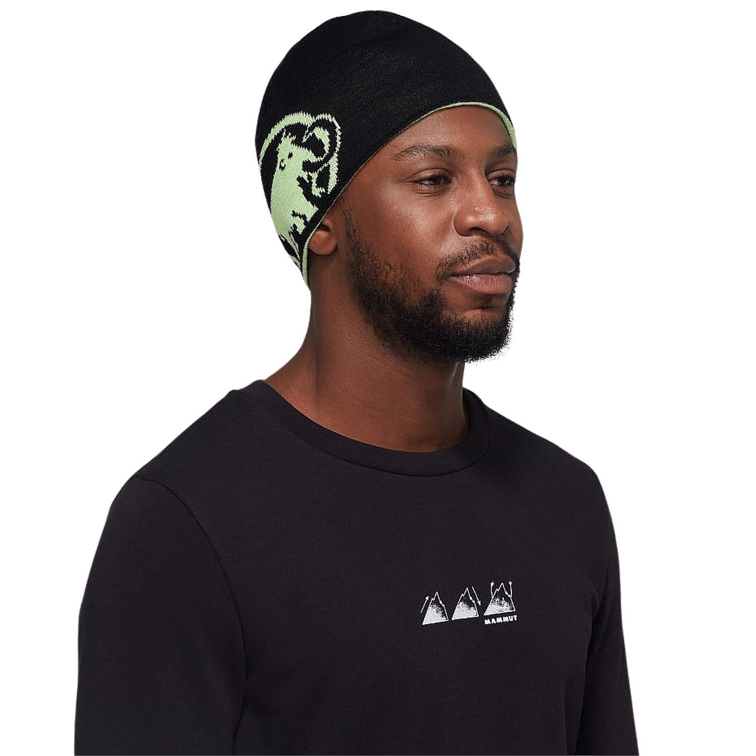 chapeau Mammut Logo - Neo Lime/Black