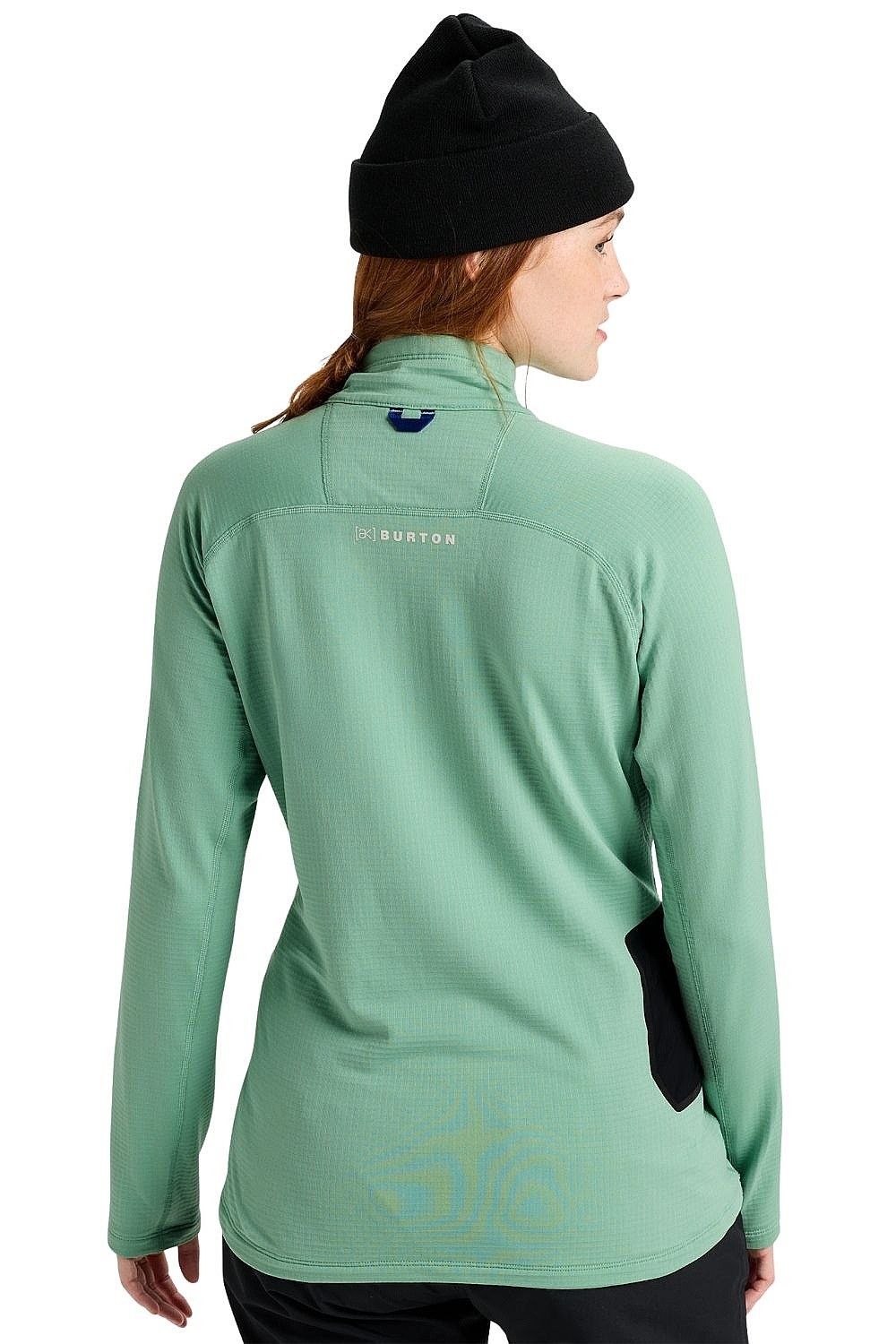 sweatshirt Burton Helium AK Grid Fleece - Soft Sage - women´s