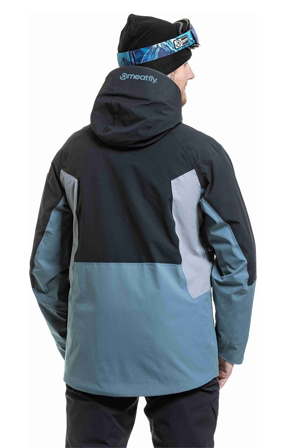 bunda Meatfly Cronos - Black/Blue Sea