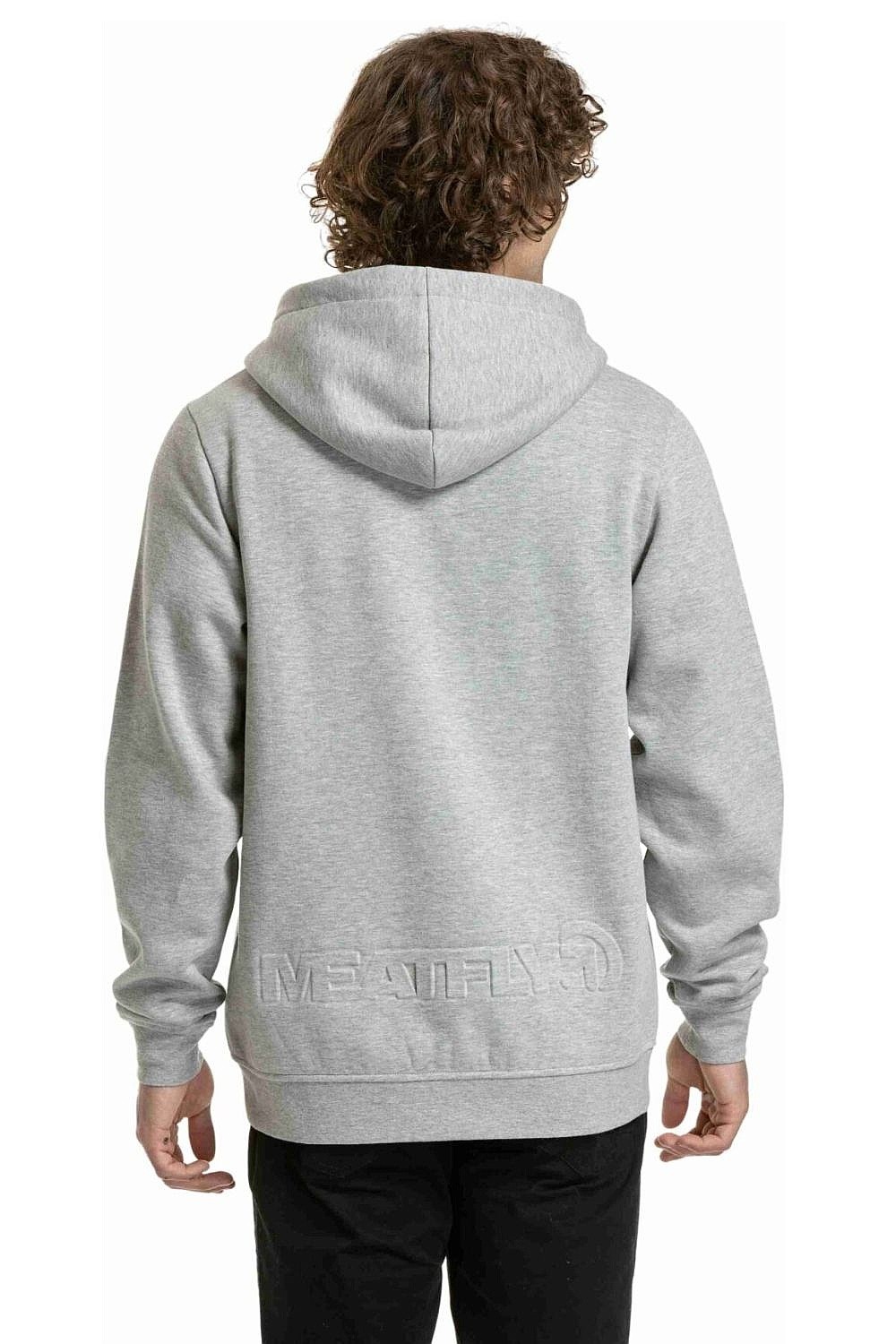 mikina Meatfly Cooper Zip - Grey Heather - men´s
