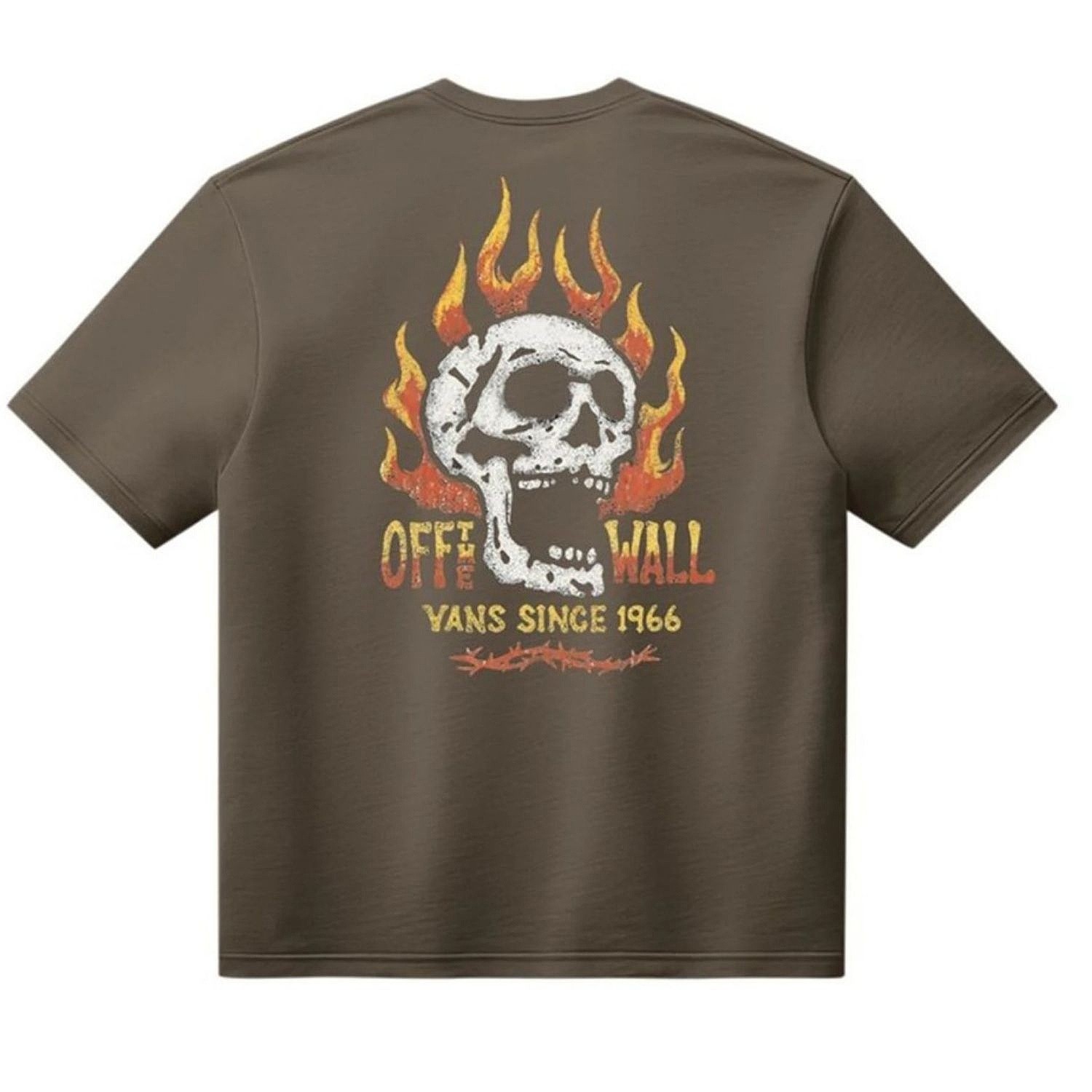 T-Shirt Vans Off The Wall Fever - Vintage Cocoa - men´s