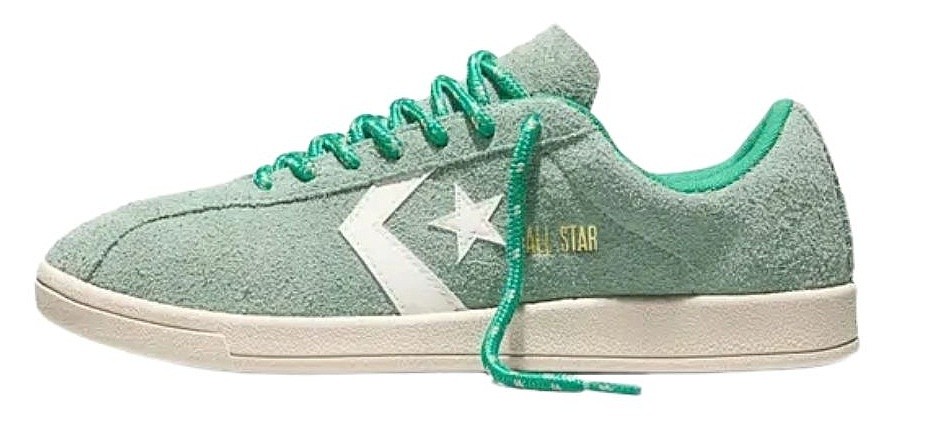 topánky Converse All Star Classic Trainer Suede OX - A17758/Thyme Again Green/Lizard Breath Green/Egret