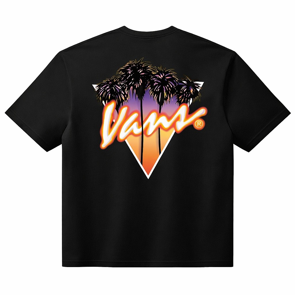 T-Shirt Vans Palm Drive - Black - men´s