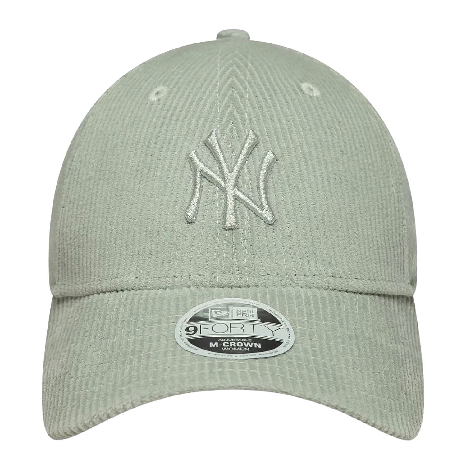 šiltovka New Era 9FO M-Crown Pastel Cord MLB New York Yankees - Everest Green - women´s