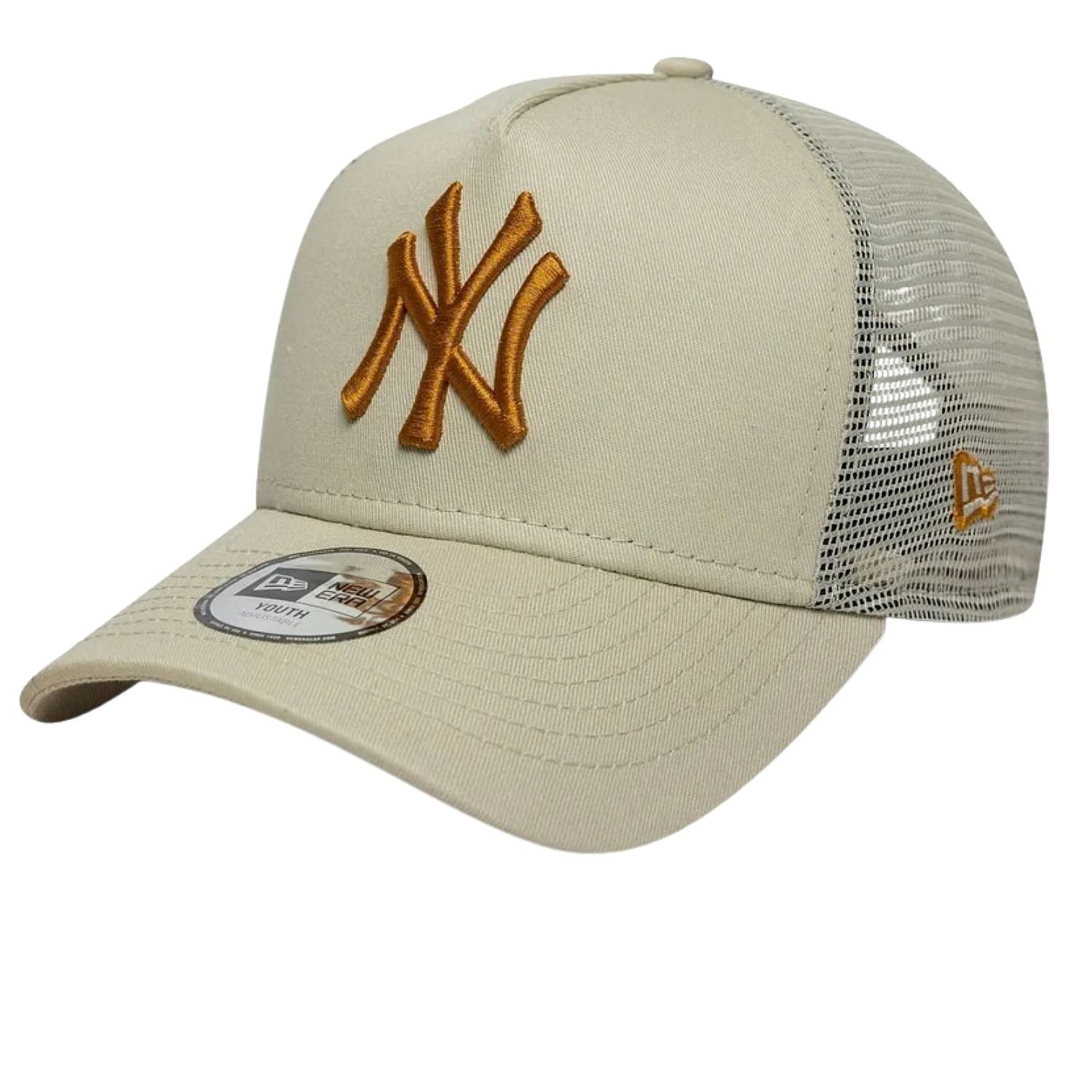 šiltovka New Era 9FO AF Lge Trucker MLB Los Angeles Dodgers Youth - Stone/Copper - unisex junior