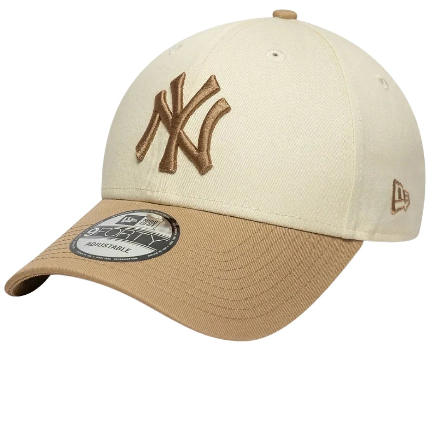 kšiltovka New Era 9FO Colour Block MLB New York Yankees - Light Cream/Camel