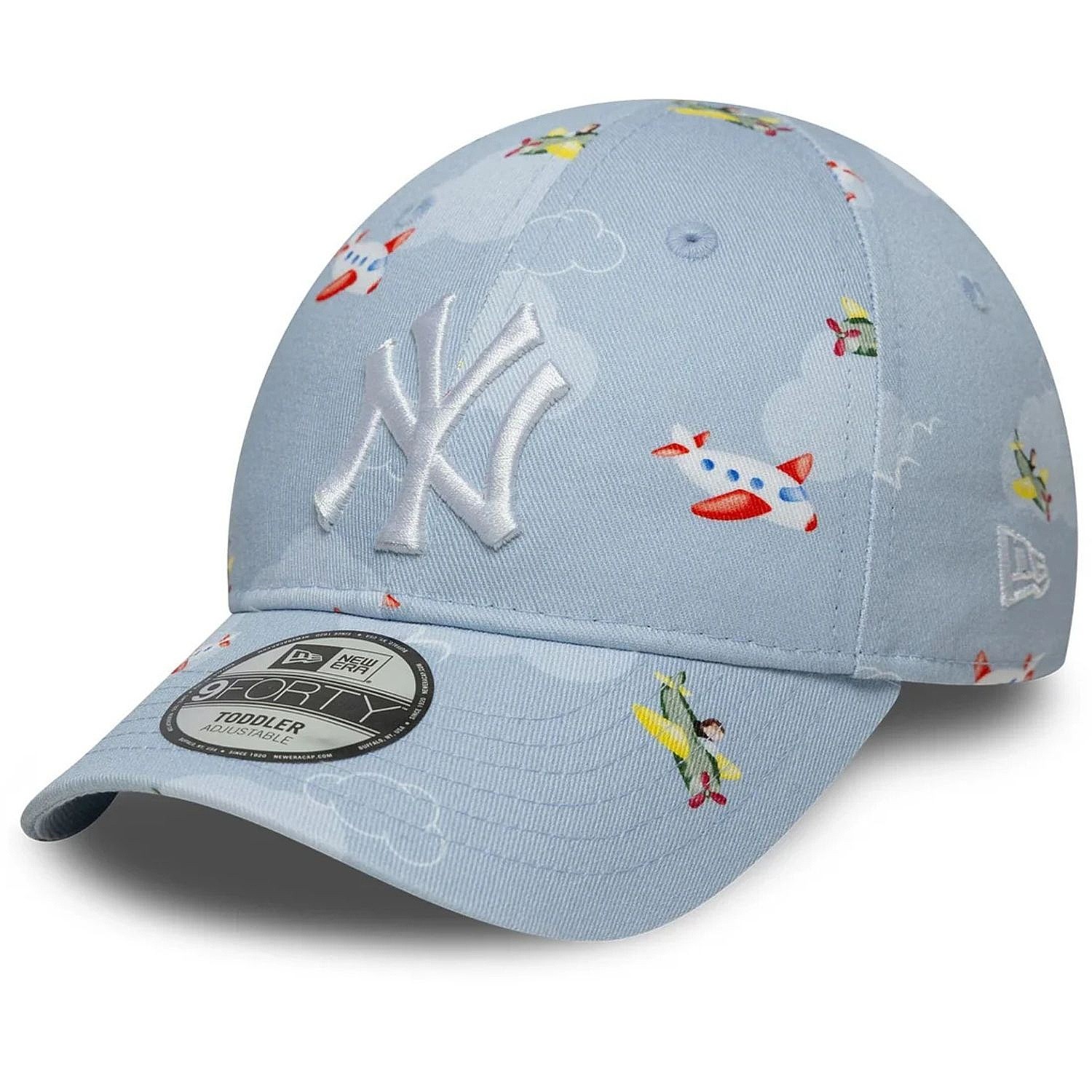kšiltovka New Era 9FO Plane Aop MLB New York Yankees Toddler - Soft Blue