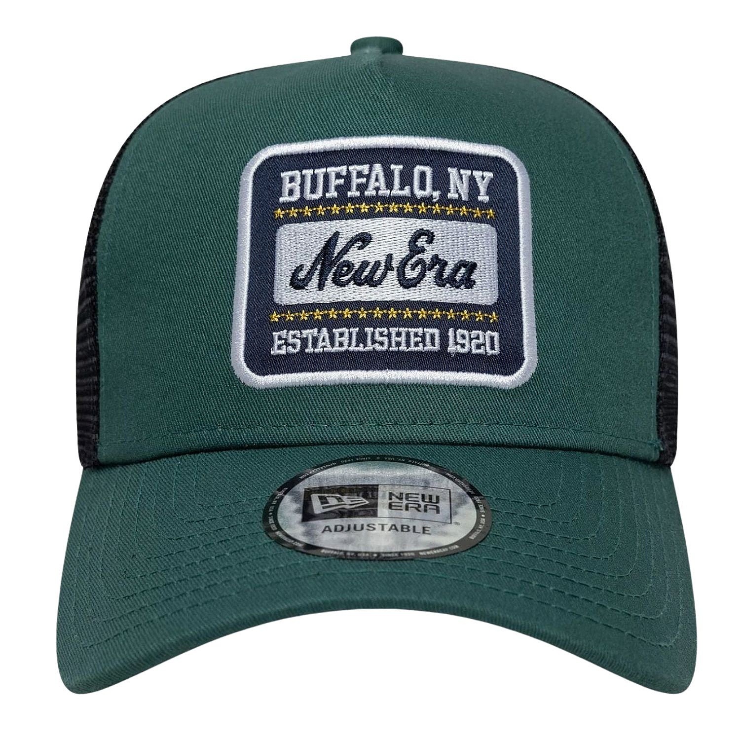 šiltovka New Era 9FO AF Patch Trucker Branded - Pine Needle Green - men´s