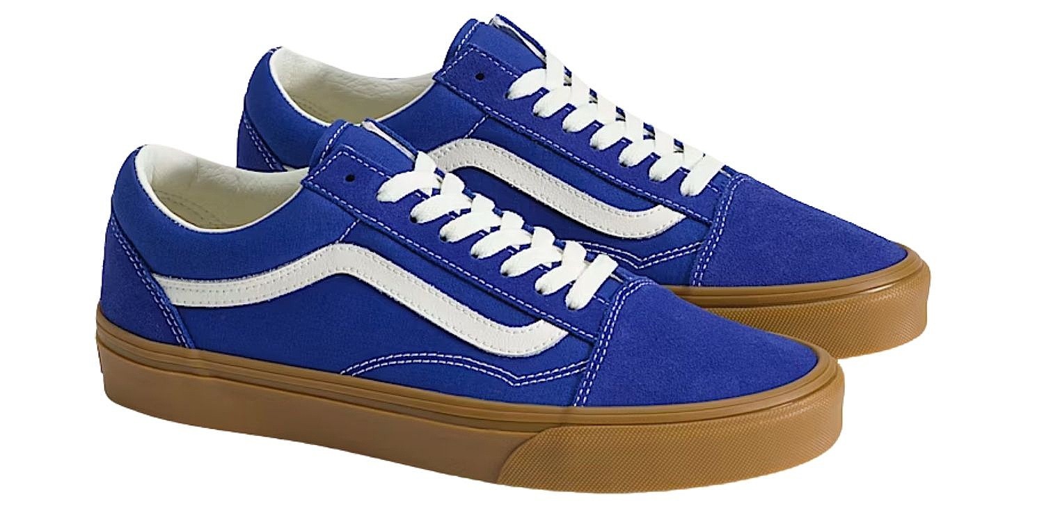 zapatos Vans Old Skool - Gum Royal Cobalt
