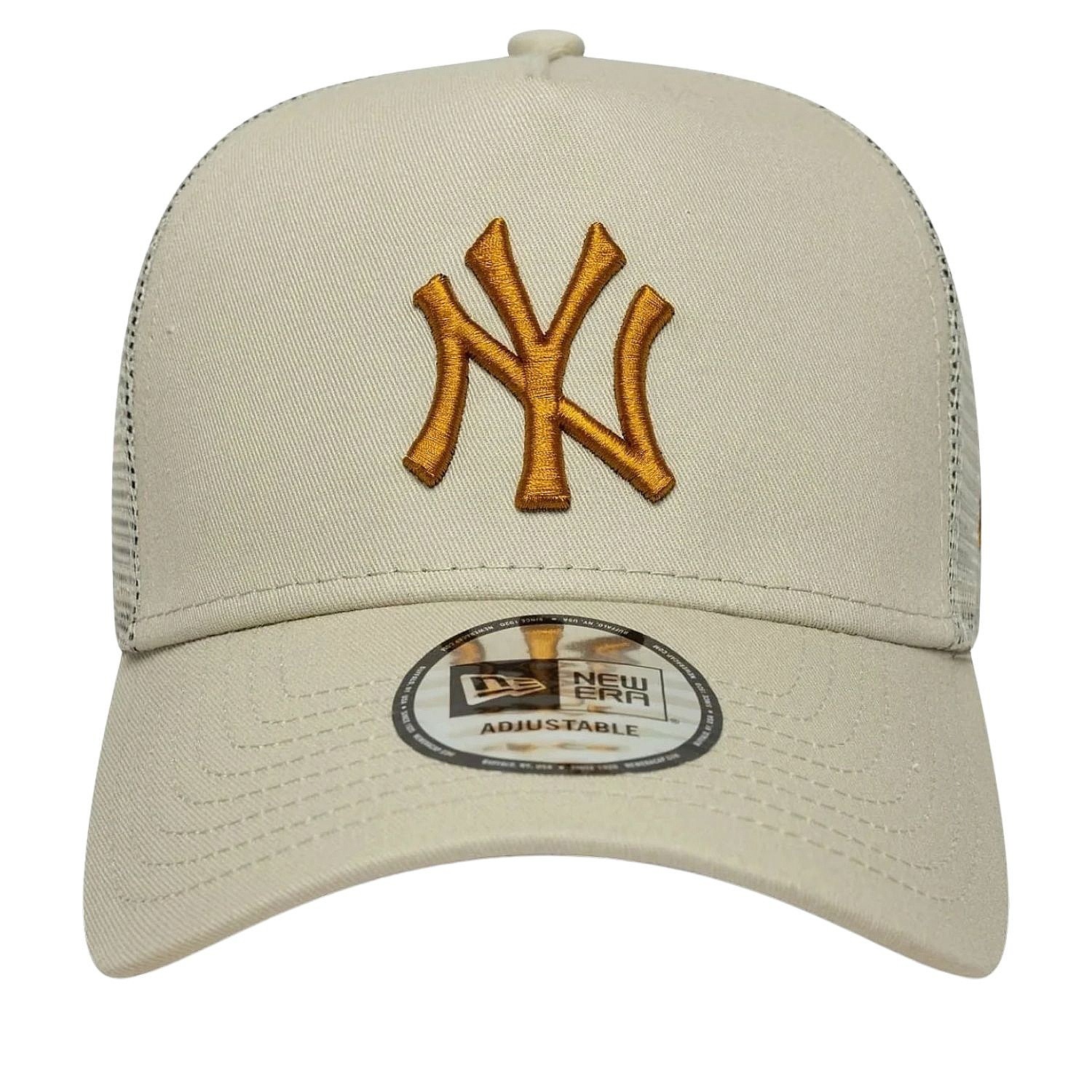 šiltovka New Era 9FO AF League Ess.Trucker MLB New York Yankees - Stone/Copper - men´s
