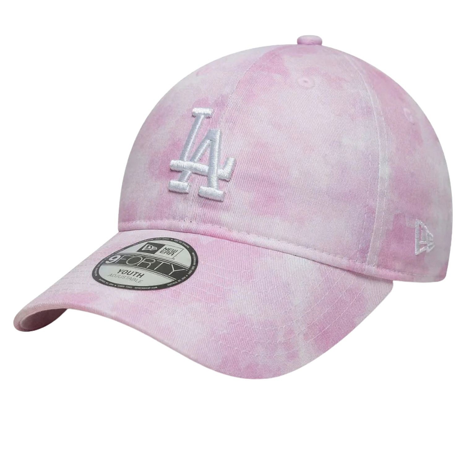kšiltovka New Era 9T Tie Dye MLB Los Angeles Dodgers Youth - Pastel Marble Pink