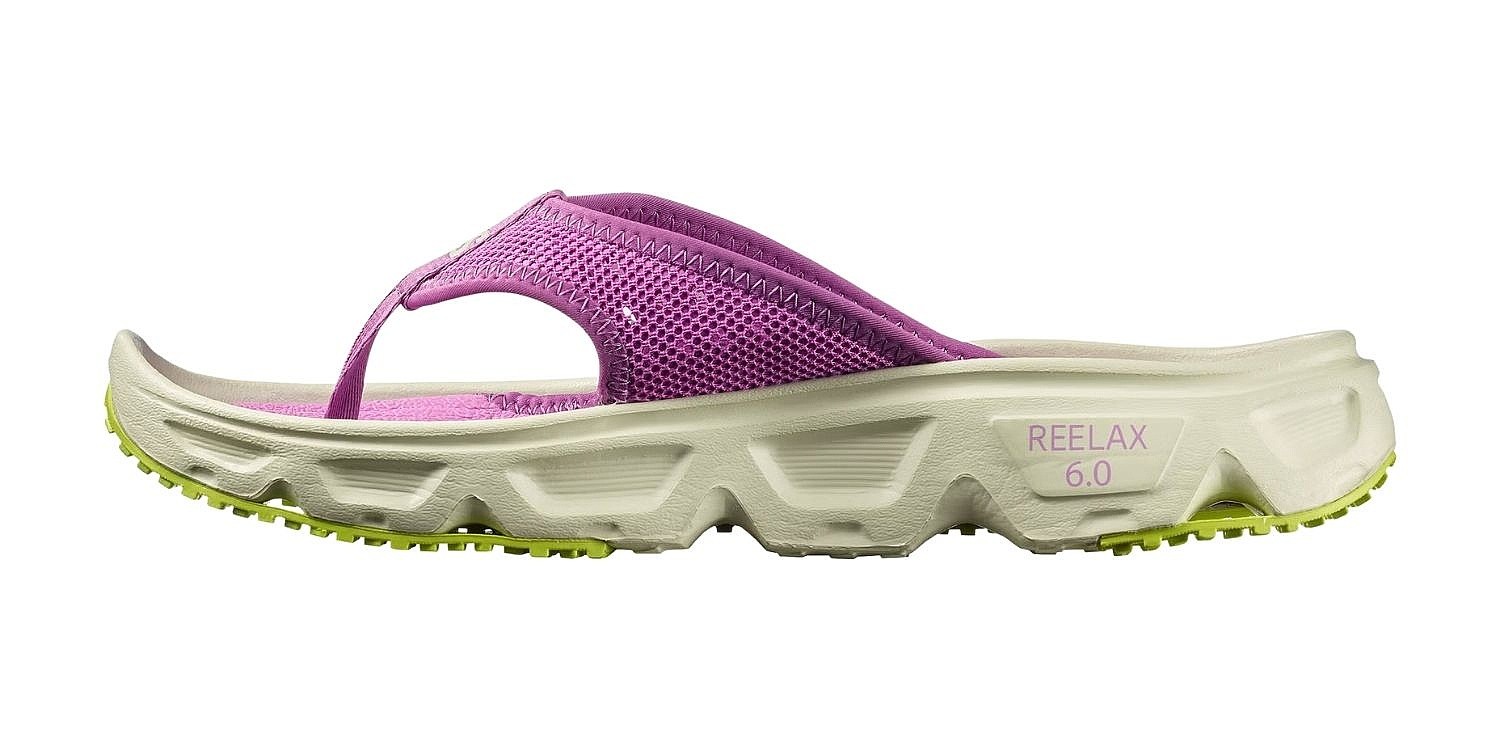 žabky Salomon Reelax Break 6.0 W - Iris Orchid/Asparagus Green/Acid Lime - women´s