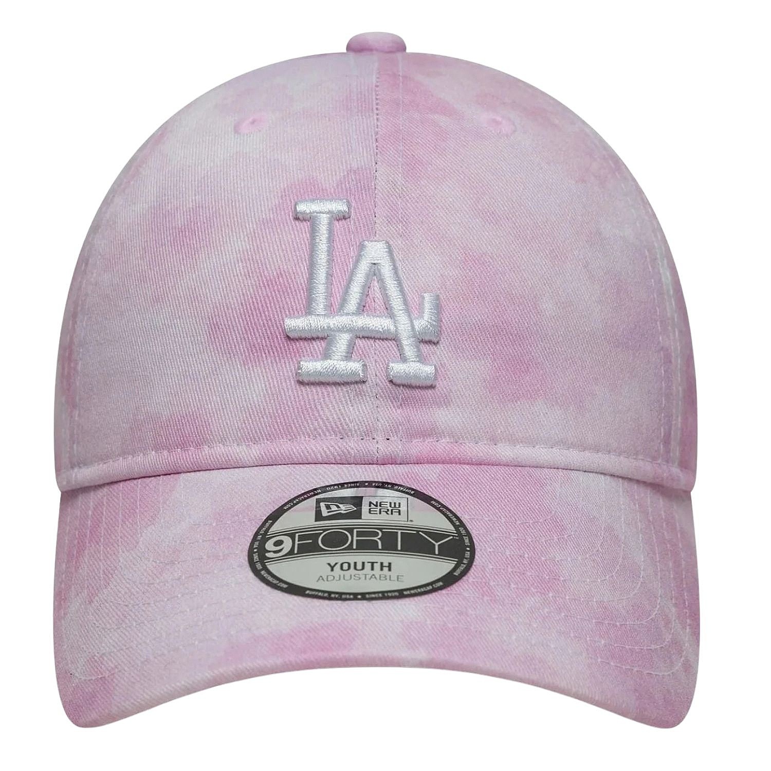kšiltovka New Era 9T Tie Dye MLB Los Angeles Dodgers Youth - Pastel Marble Pink
