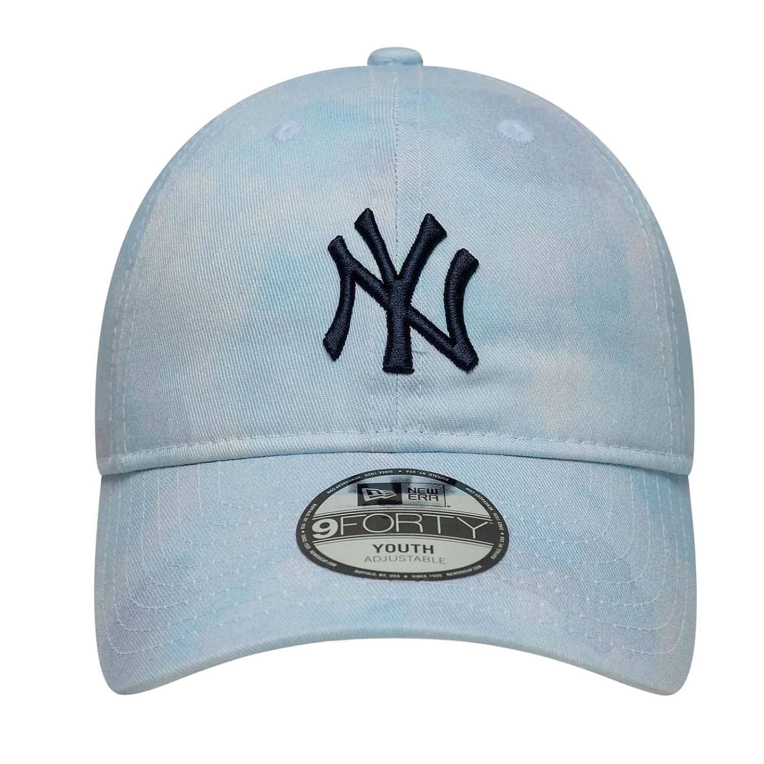šiltovka New Era 9T Tie Dye MLB New York Yankees Youth - Soft Blue/Navy - unisex junior