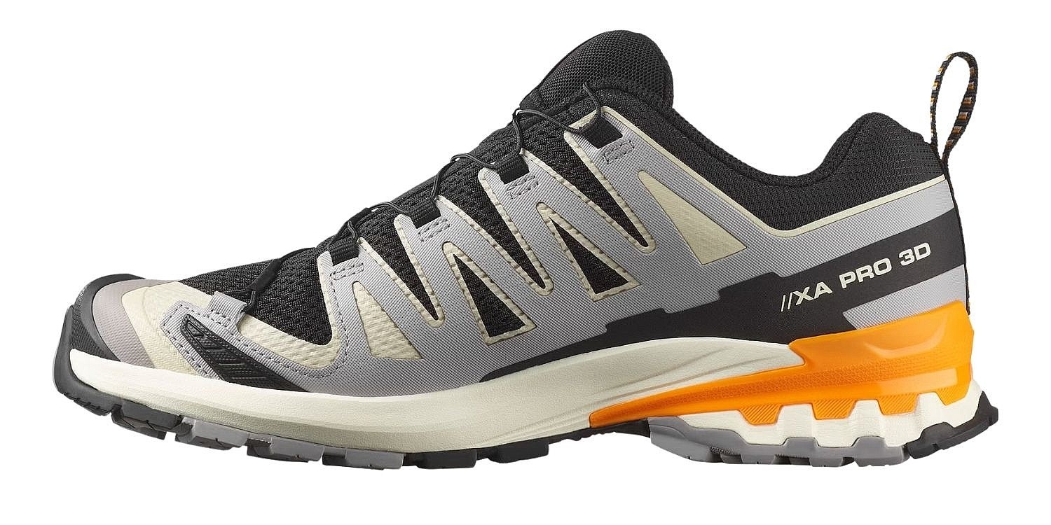 boty Salomon XA Pro 3D V9 - Black/Gull/Turmeric