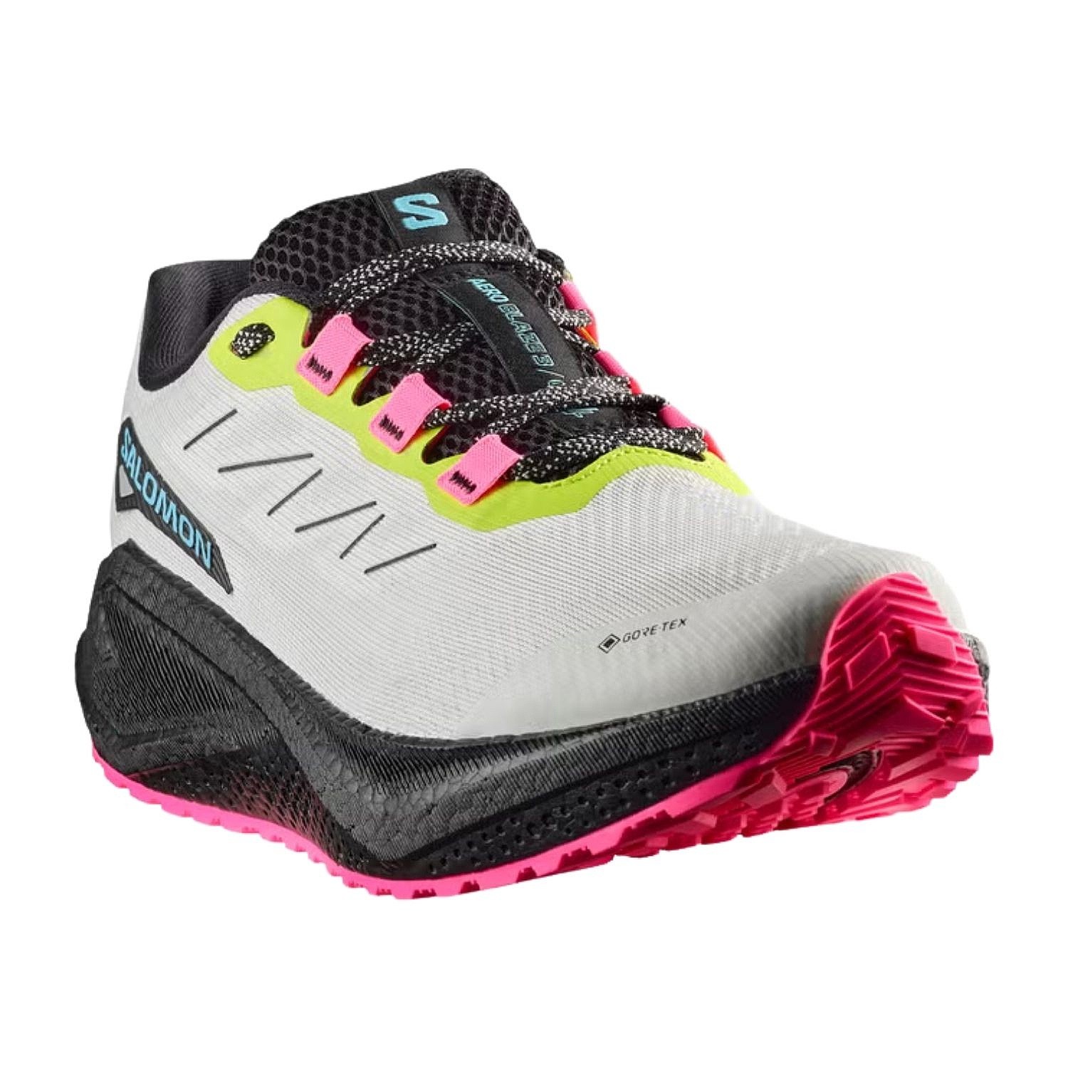 topánky Salomon Aero Blaze 3 Grvl GTX - Vanilla Ice/Black/Ojos Del Salar - men´s