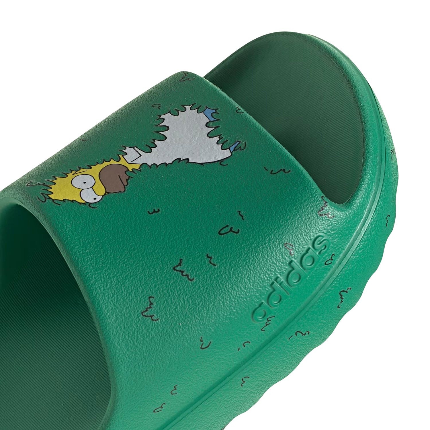 pantofi adidas Performance Lumia The Simpsons Adilette Slides - Court Green/Core Black/Cloud White - men´s
