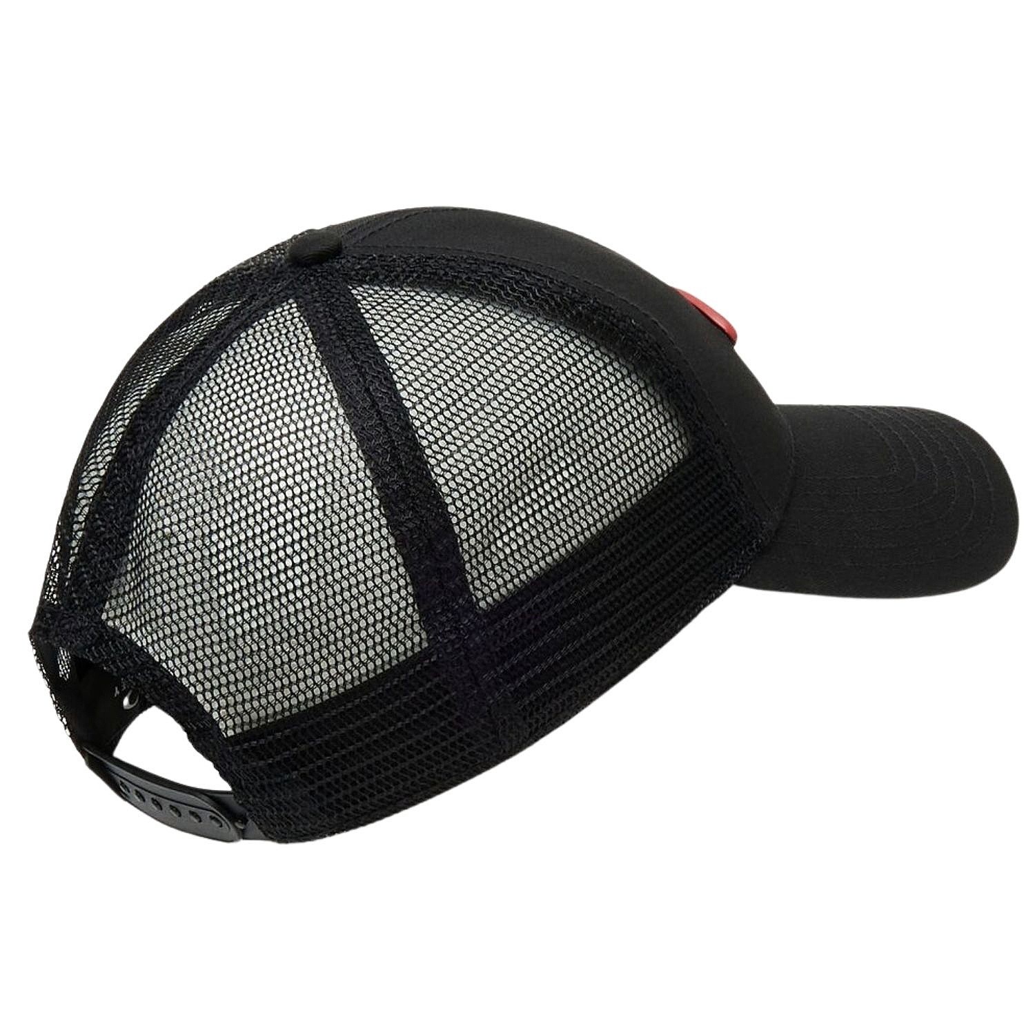 Kappe Oakley Ellipse Trucker - Pitch Black/Flame Red - men´s