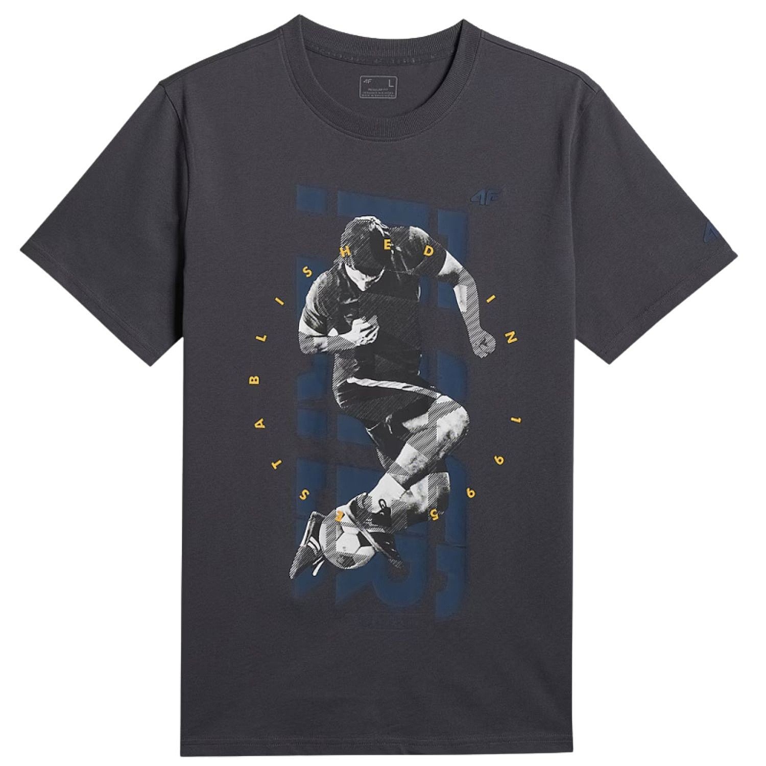 tricou 4F 4FWSS26TTSHM3330 - 22S/Anthracite - men´s