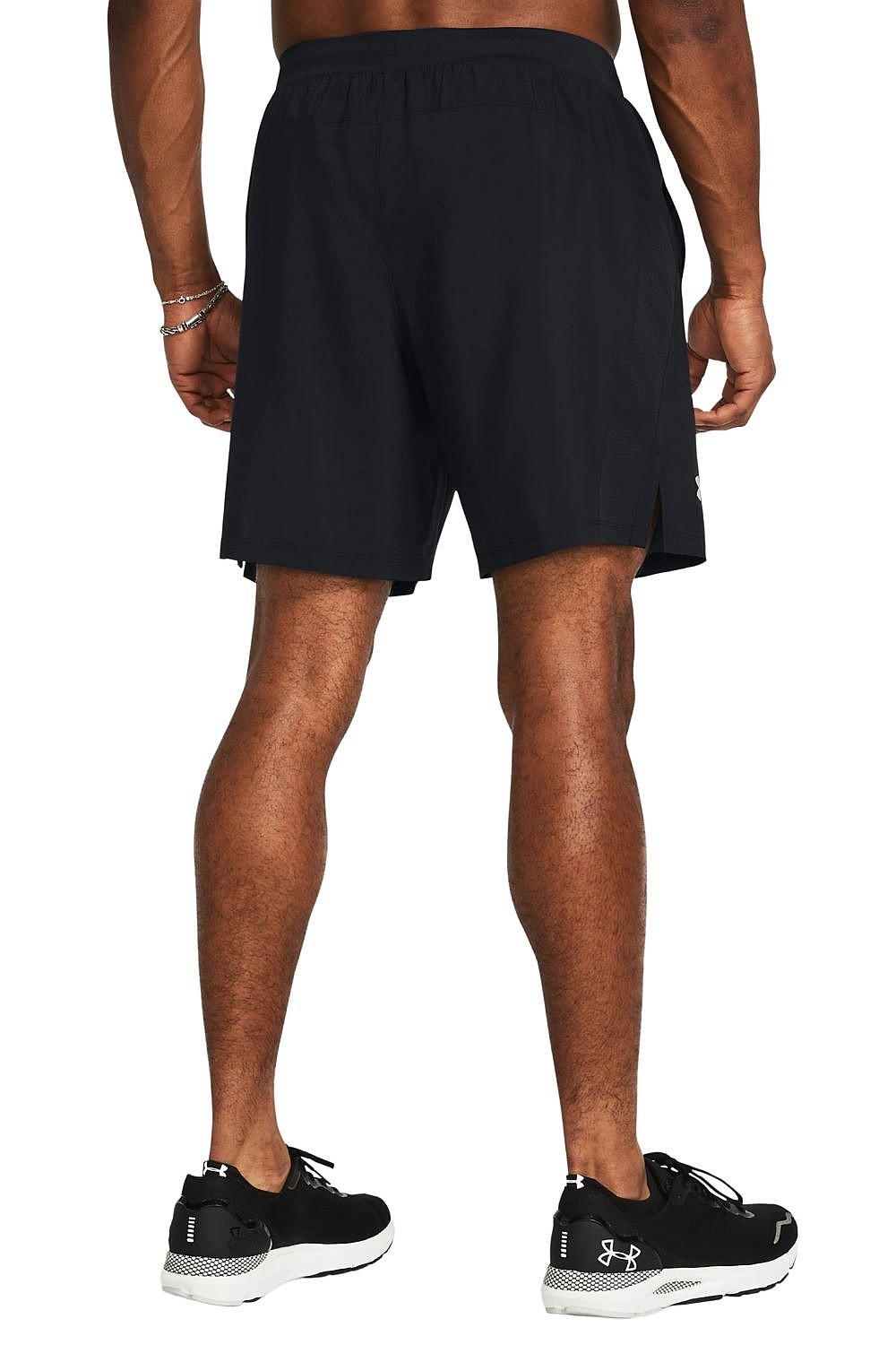 Shorts Under Armour Launch 7'' - Black/White/Reflective - men´s