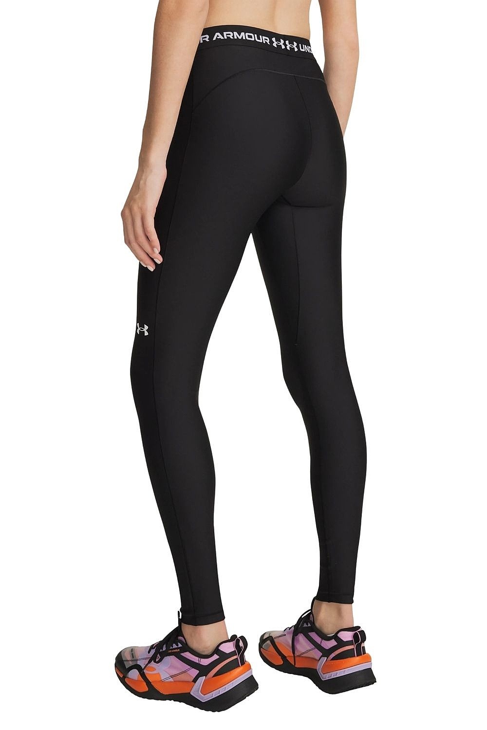 polainas Under Armour HeatGear - Ultimate Black/White - women´s