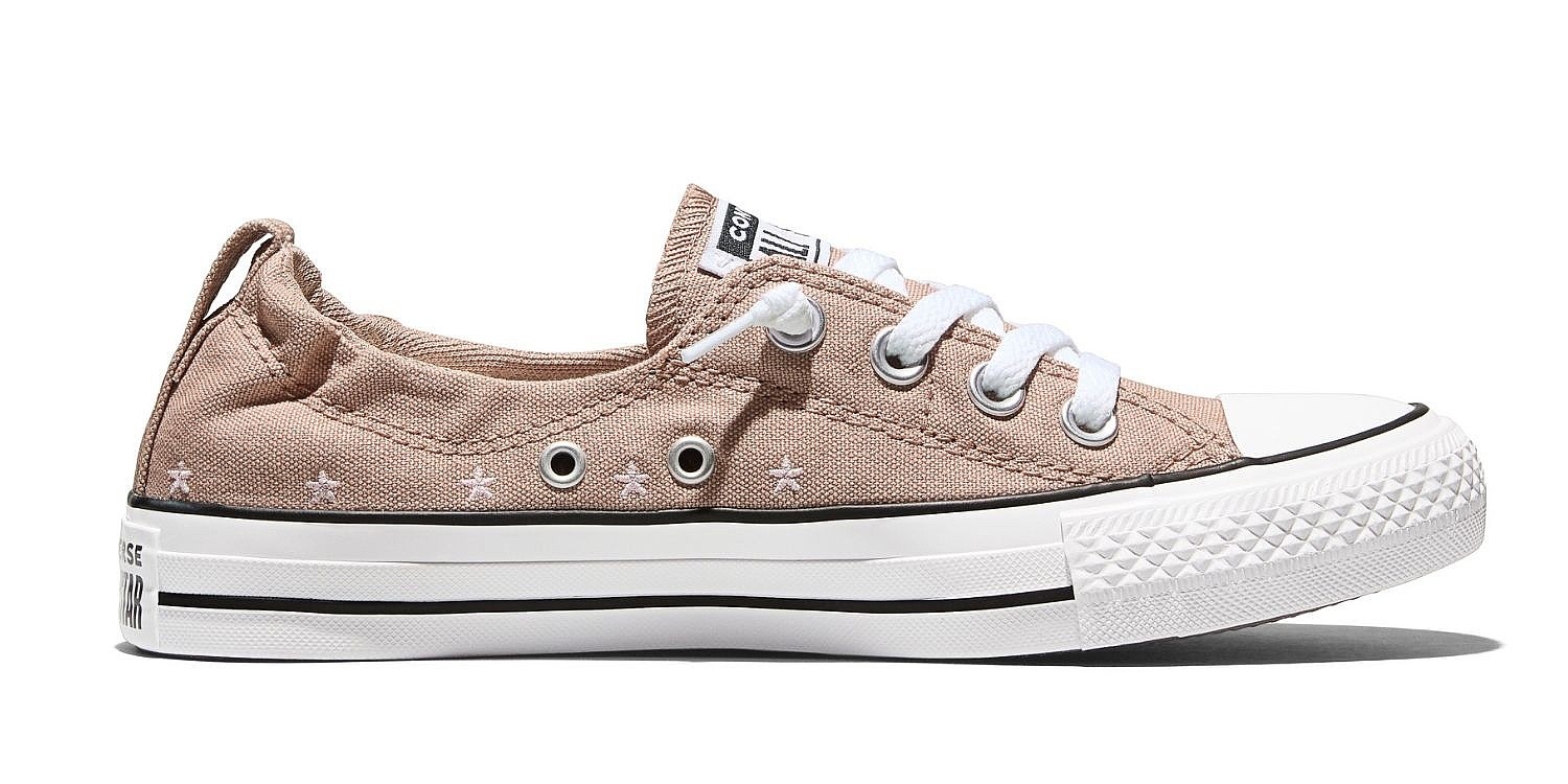 topánky Converse Chuck Taylor All Star Shoreline Embroidered Slip - A17778/Dried Earth/New Found Bloom - women´s