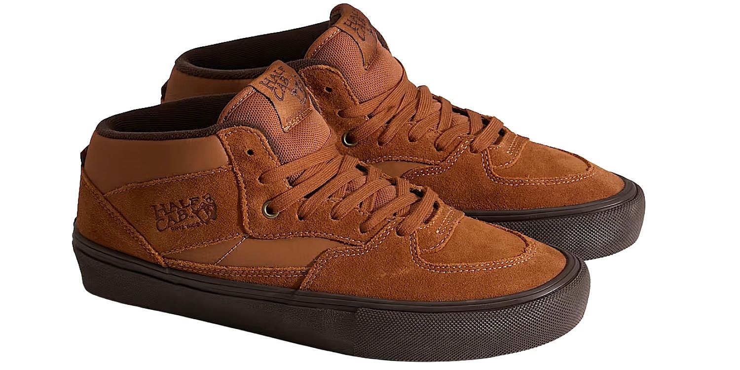 boty Vans Skate Half Cab - Golden Brown/Gum