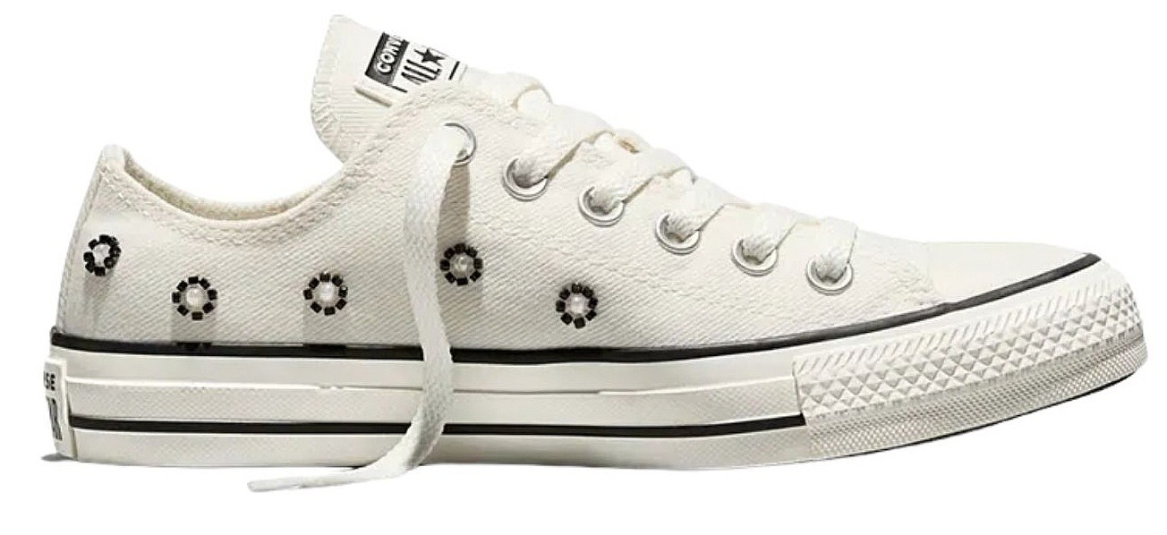 Schuhe Converse Chuck Taylor All Star Beads OX - A17784/Egret/Black/Egret