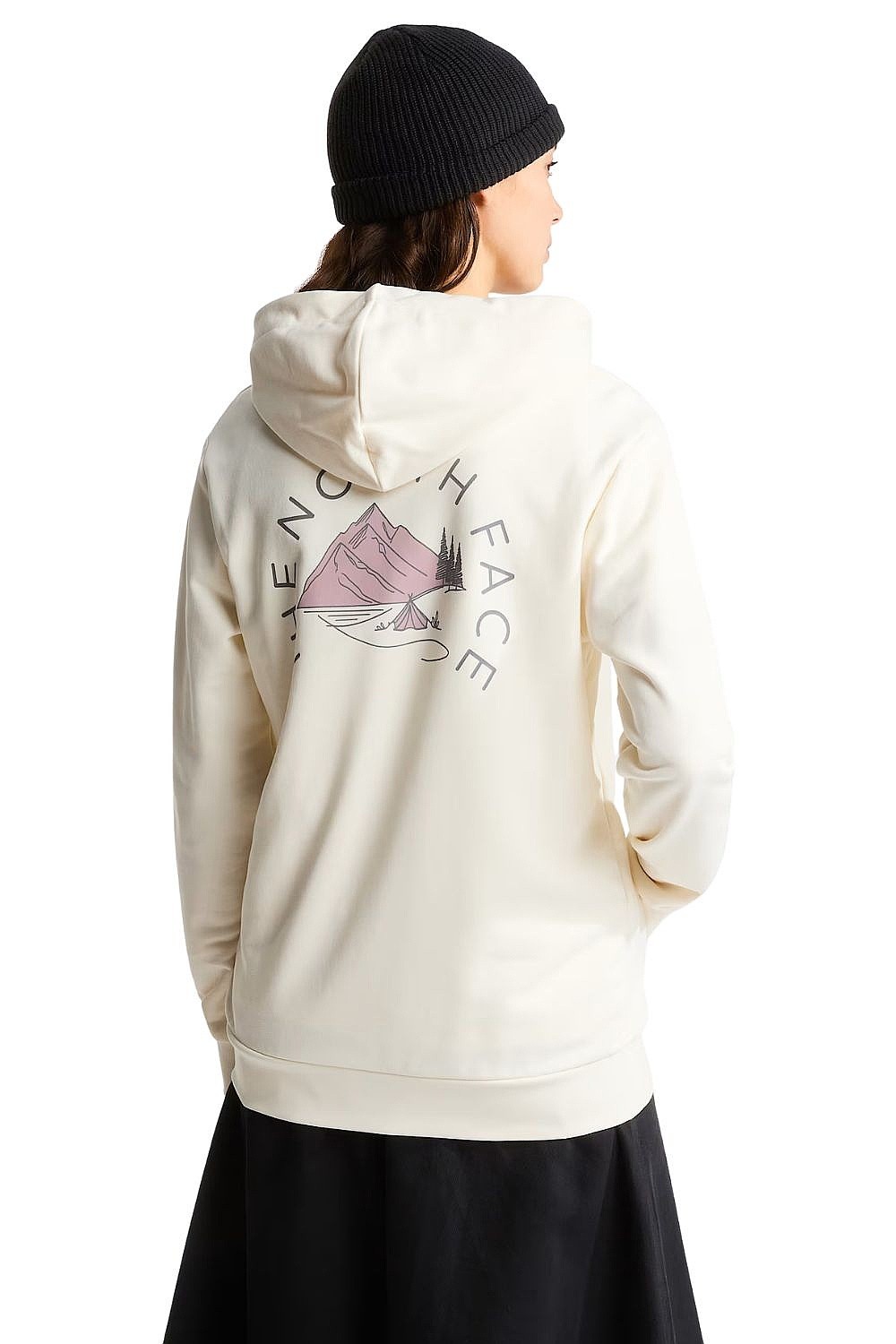 Sweatshirt The North Face Monte Regular Hoodie - White Dune - women´s