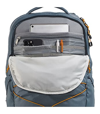 north face backpack front elastic bungee blanket The Borealis Campmor it has since become a classic on campus and on the job backpack The North Face Borealis
