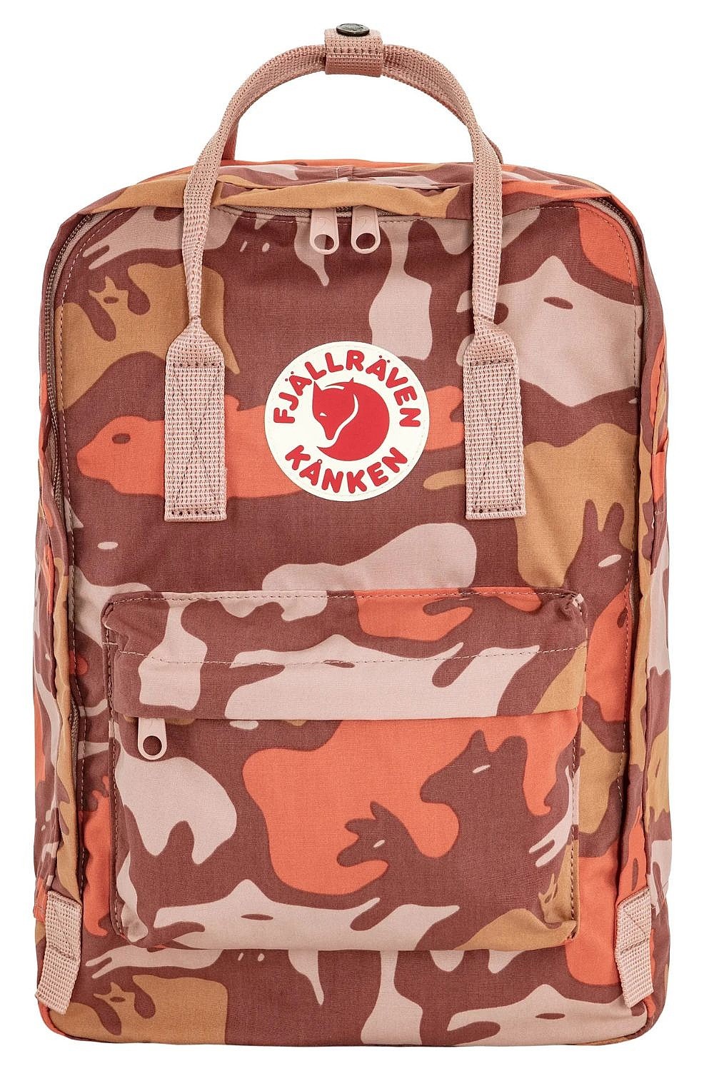 mochila Fjällräven Kanken Graphics Laptop 15 - 302/986 Chalk Rose/Hidden Animals