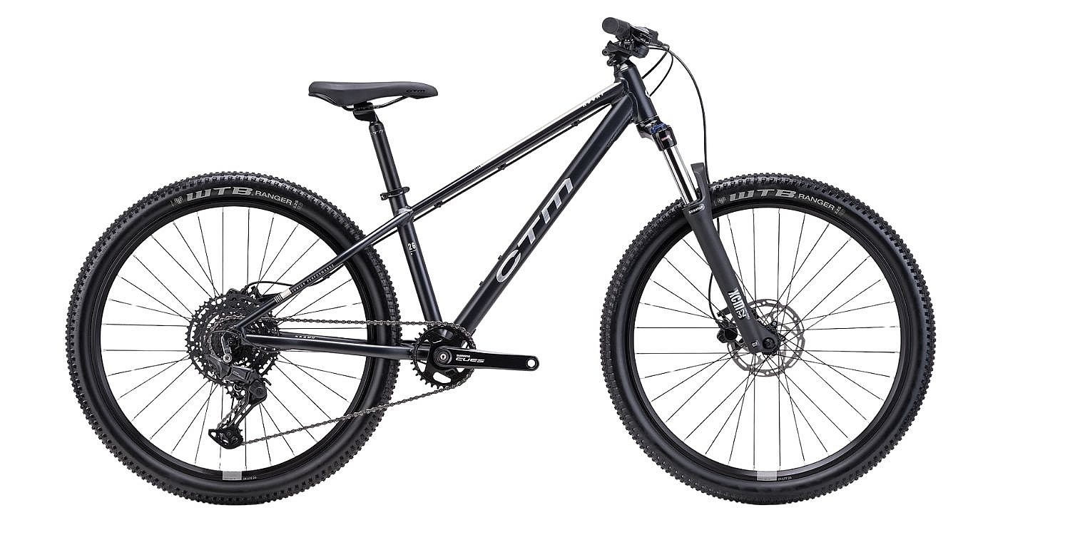 Fahrrad CTM Rocky Race 26" - Matte Black - unisex junior