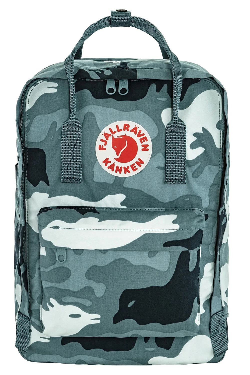 batoh Fjällräven Kanken Graphics Laptop 15 - 577/986 Nimbus Blue/Hidden Animals