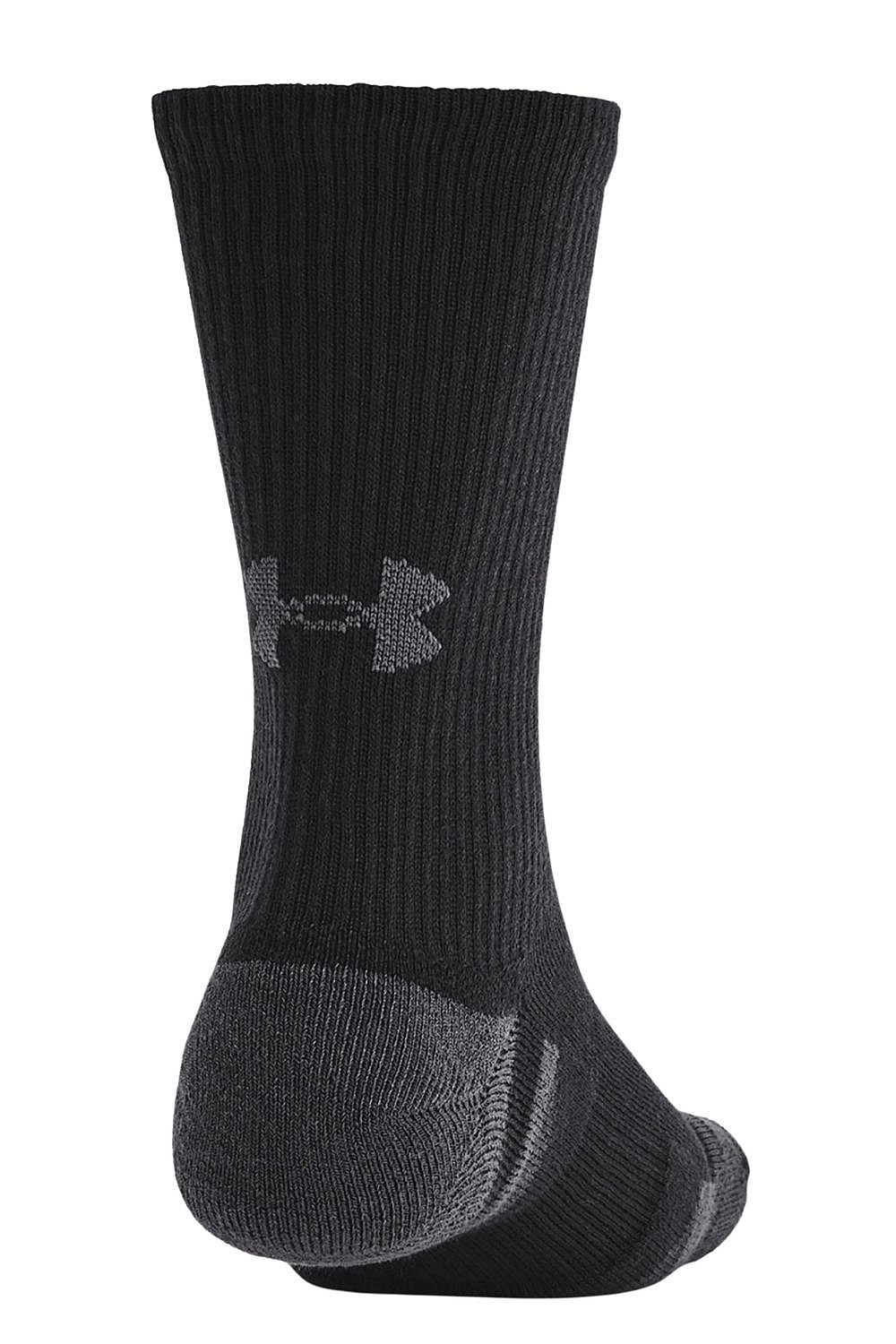 ponožky Under Armour Performance Tech Crew 6 Pack - Black/Jet Gray