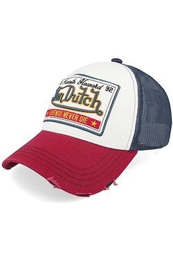 Kappe Von Dutch Legends Never Die Trucker - Red/White/Navy Blue