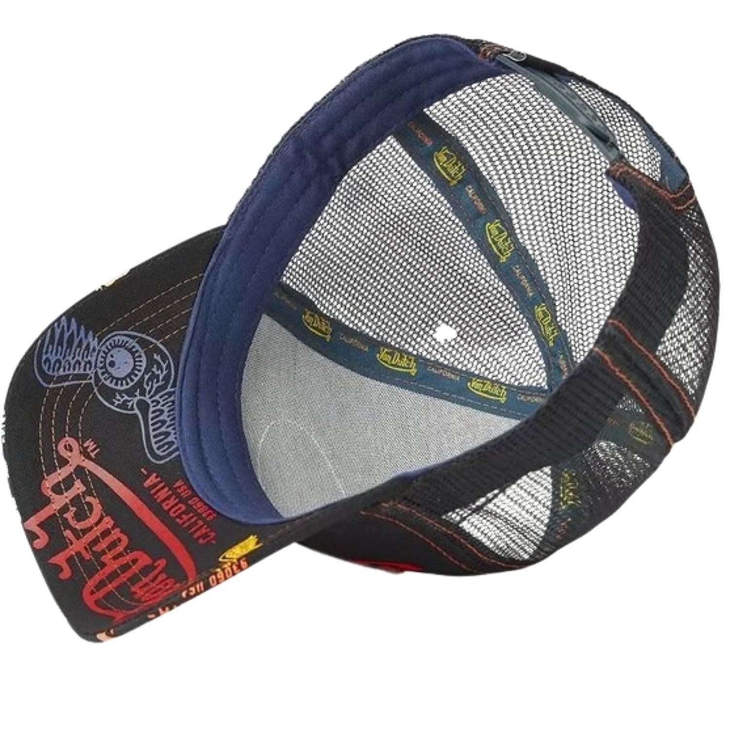 šiltovka Von Dutch Brand Trucker - Black/Multi