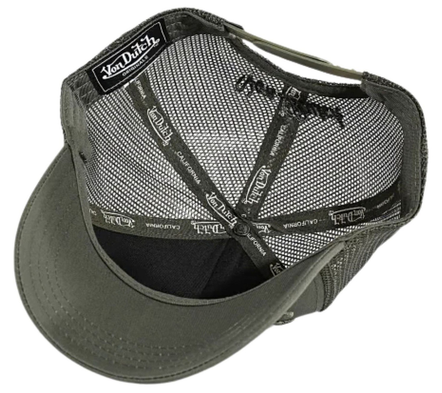 šiltovka Von Dutch Logo Trucker - Embroidery Style Khaki