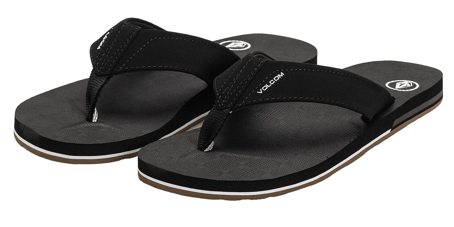 flip flops Volcom Victor - Black - men´s