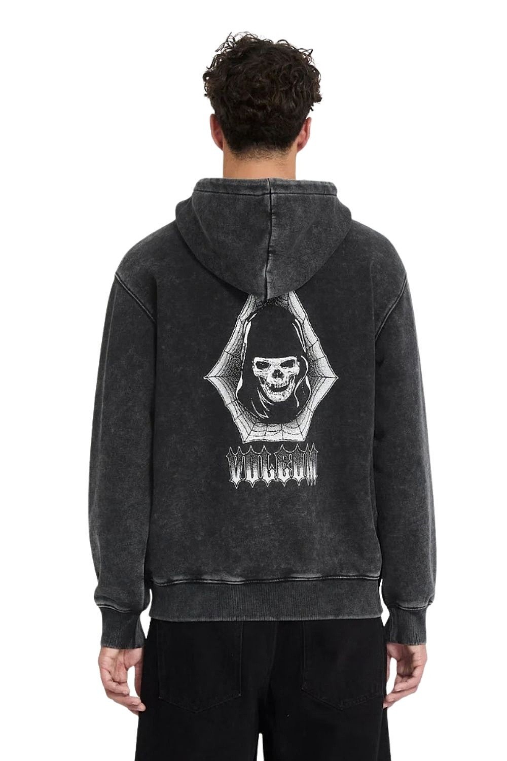 mikina Volcom Noder Pullover - Light Acid Black - men´s