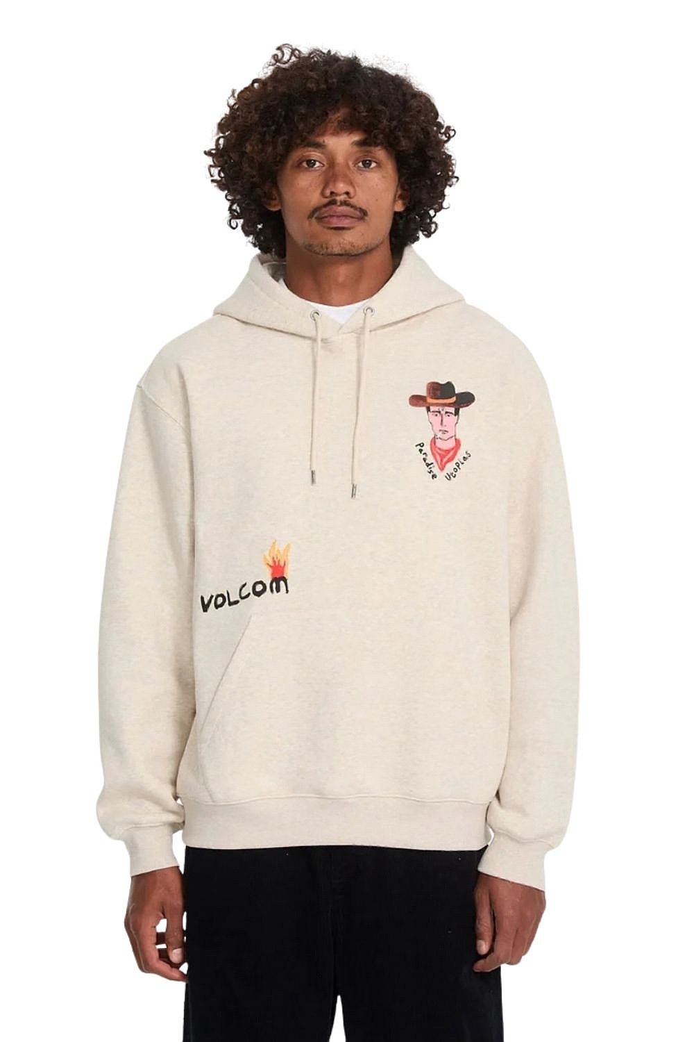 Sweatshirt Volcom Fa Mickey Mason Pullover - Dust Heather - men´s