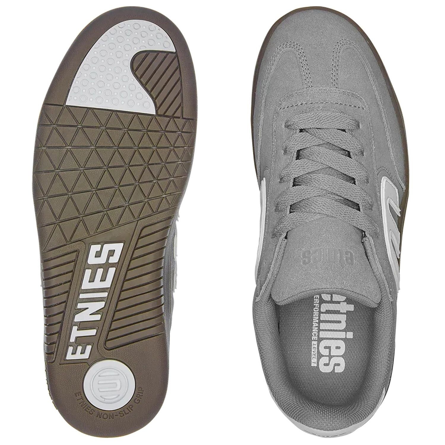 topánky Etnies Locut - Grey/White/Gum - men´s