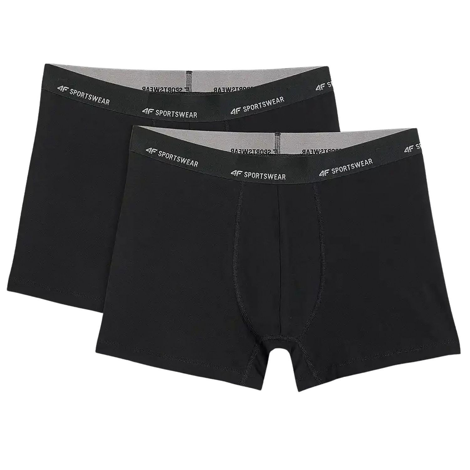 trenírky 4F 4FWMM00UBXSM080 2 Pack - 20S/Deep Black - men´s