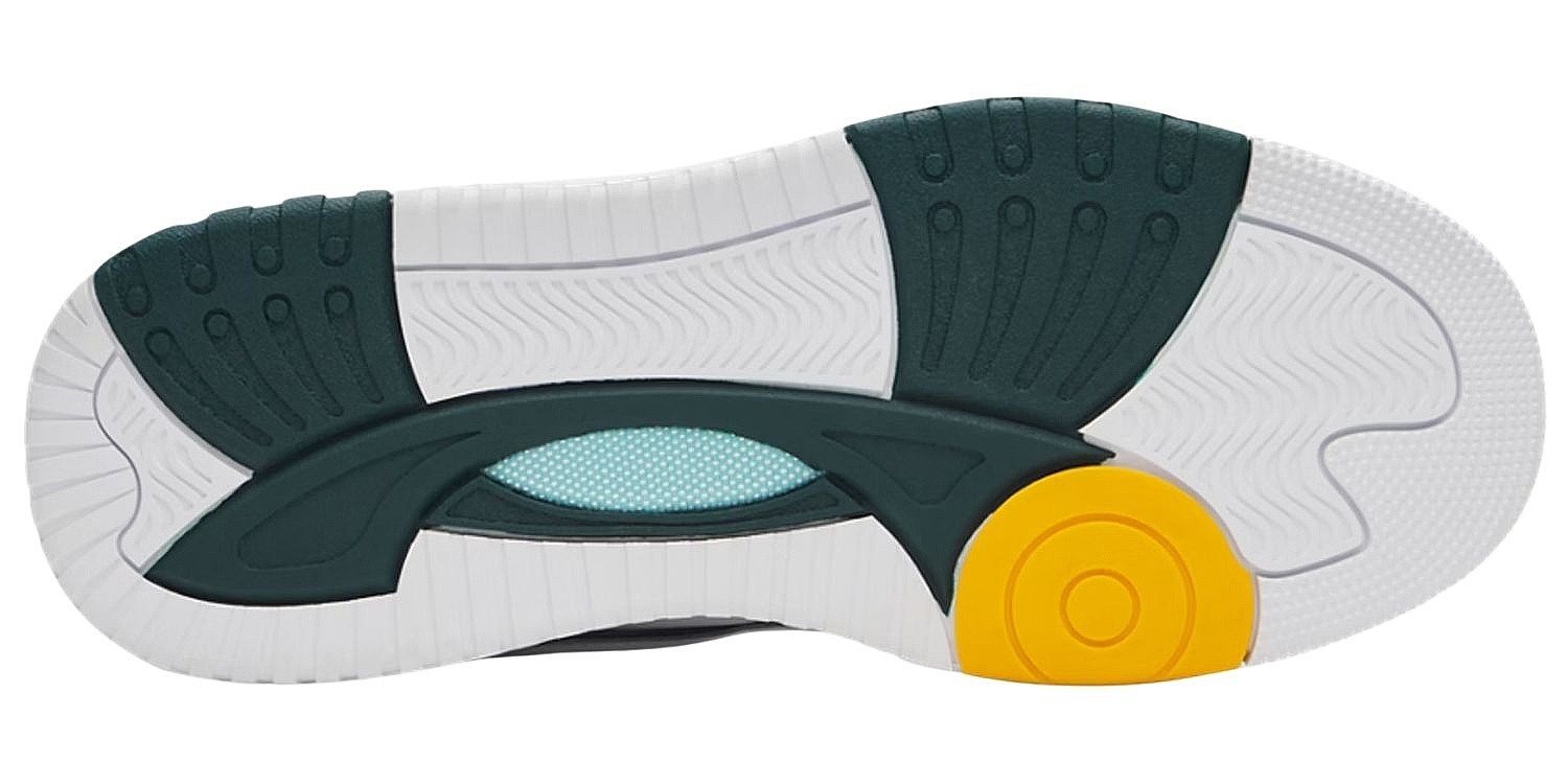 chaussures Under Armour HB-LO - White/Arden Green