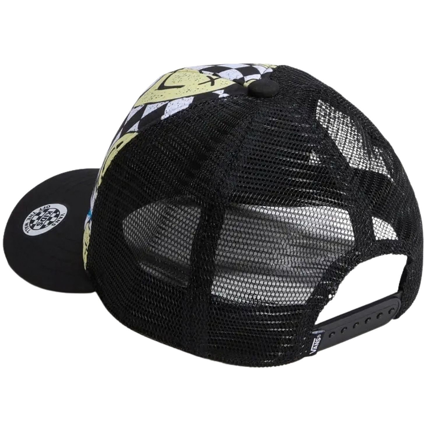 cap Vans Twisted Vans Trucker Youth - Black - unisex junior
