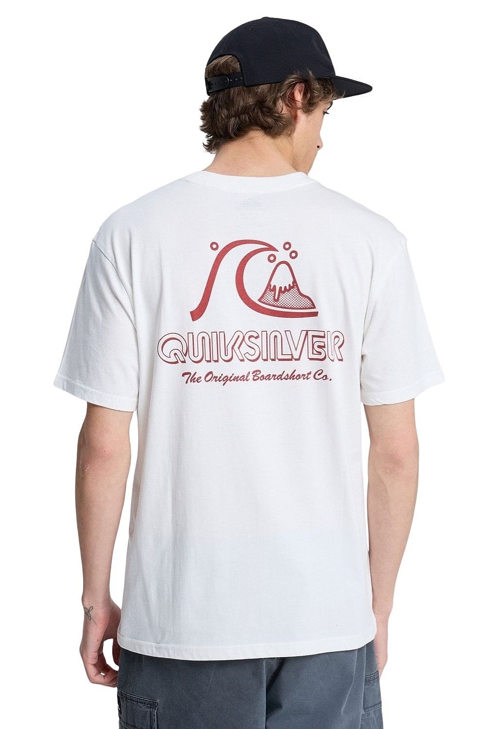 tričko Quiksilver Evo Original Bs - WBK0/Snow White