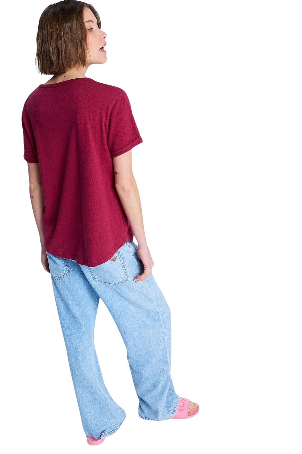 camisa Roxy Oceanwave Regular Emby - RRM0/Rhododendron - women´s